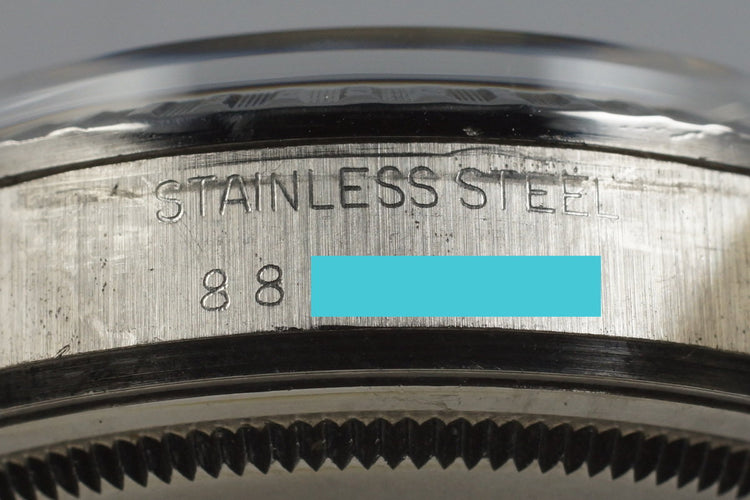 1985 Rolex DateJust 16030 with Glossy Black Dial