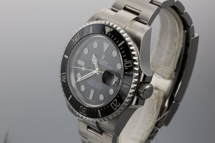 2018 Rolex Ceramic Sea-Dweller 126600 with Box and Papers