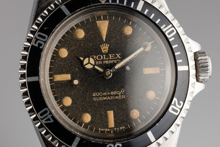 1966 Rolex Submariner 5513 with Gilt "Bart Simpson" Dial
