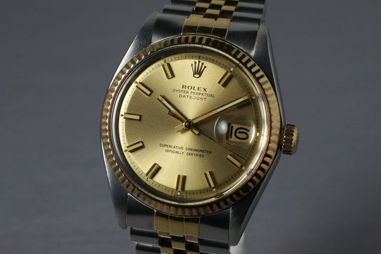 1971 Rolex Two Tone DateJust 1601 ‘Wide Boy’ Dial