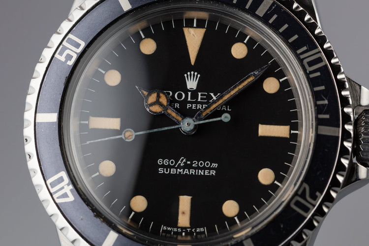 1977 Rolex Submariner 5513 Serif Dial
