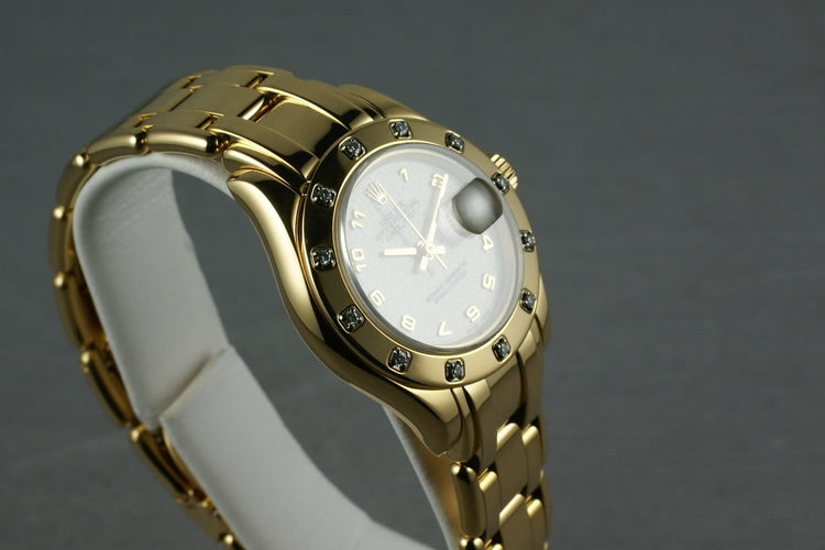 Rolex Ladies Masterpiece 69318 with12 Diamond Bezel