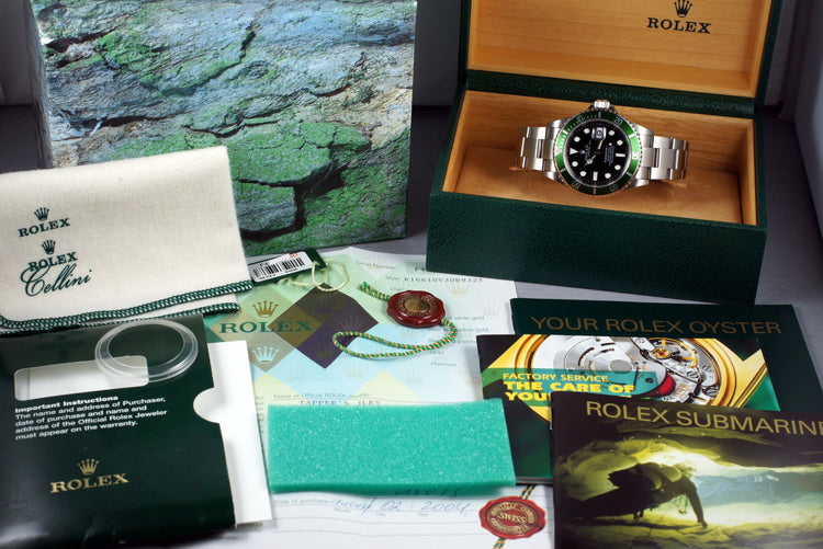 2005 Rolex Submariner 16610V with Box and Papers