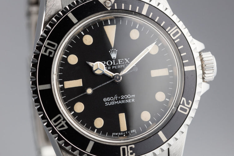 1977 Rolex Submariner 5513 with Mark I Maxi Dial