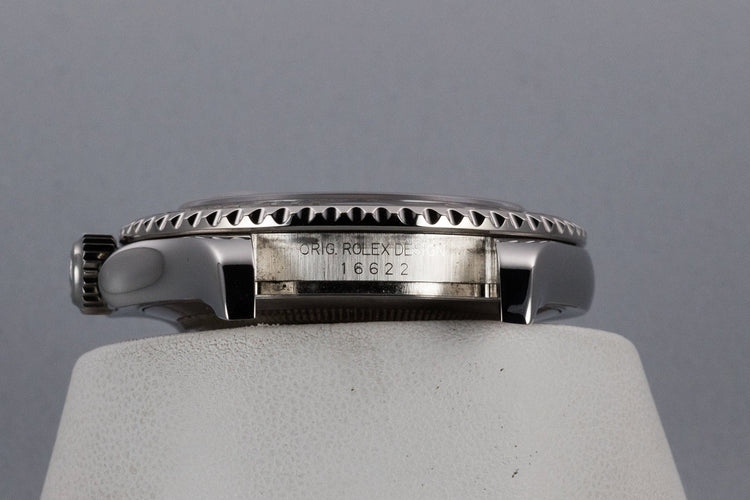 2003 Rolex Platinum Yacht-Master 16622 with Box and Papers