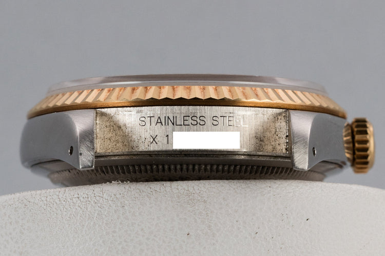 1991 Rolex Two-Tone DateJust 16233 White Roman Dial