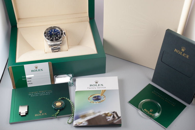 2017 Rolex Deep Sea-Dweller 116660 with Box and Papers