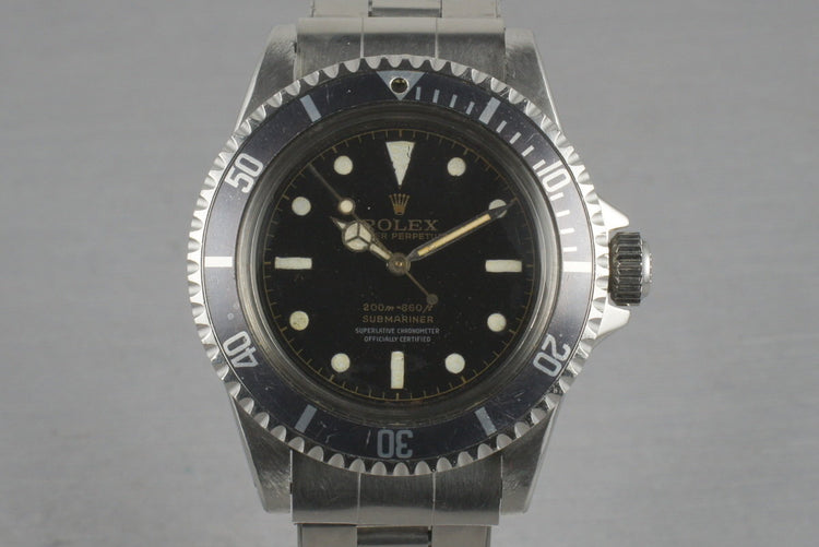 Rolex Submariner 5512 PCG with 4 line chapter ring dial