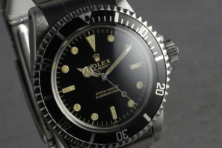 1963 Rolex Submariner 5513 Early PCG SWISS Underline Dial