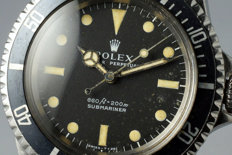 1972 Rolex Submariner 5513 with Serif Dial