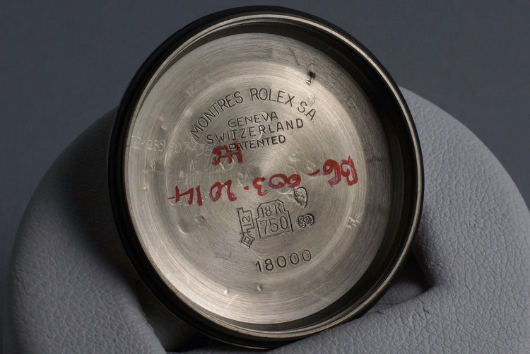 1978 WG Rolex Day-Date 18039 Blue Dial