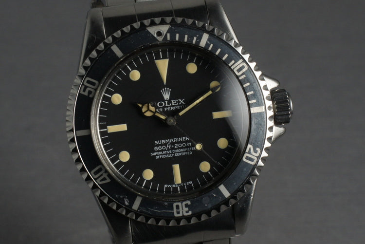 1964 Rolex Submariner 5512 PCG case with Matte Dial