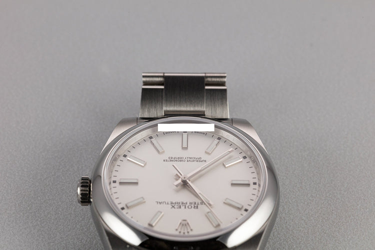 2019 Rolex Oyster Perpetual 114300 with Box and Papers
