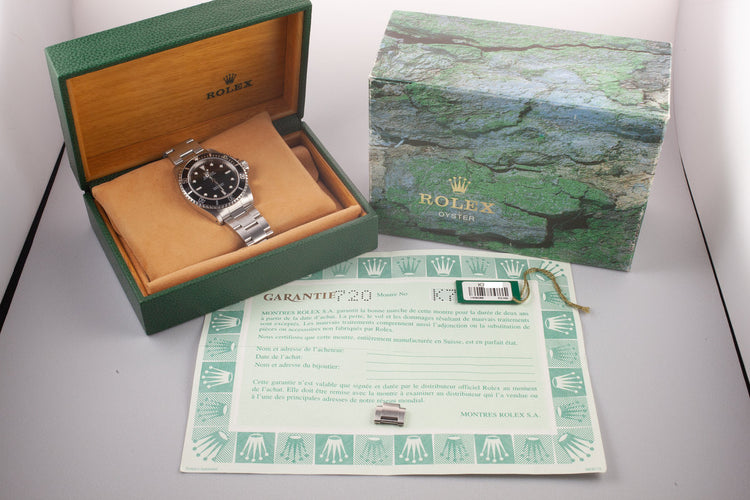 2001 Rolex Submariner 14060M with Box and Papers