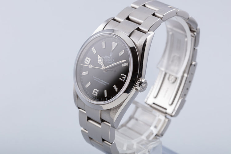 2009 Rolex Explorer 114270 with Box & Card