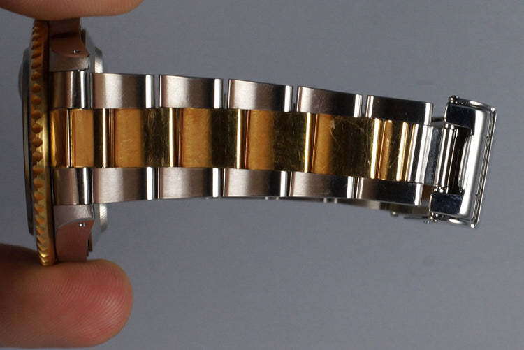 1995 Rolex Two Tone Blue Submariner 16613