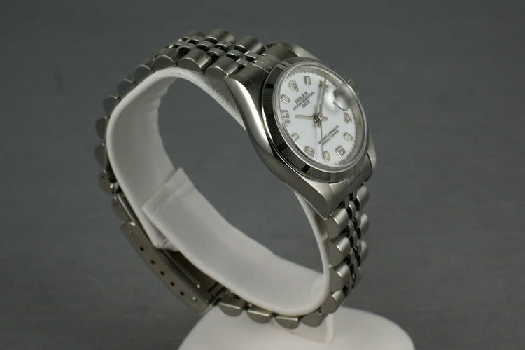 Rolex Ladies Date Dial Ref: 79190 White Dial