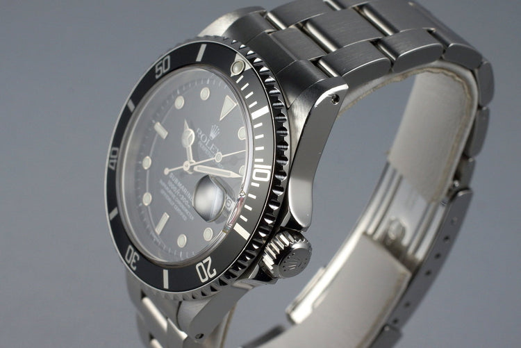 1999 Rolex Submariner 16610