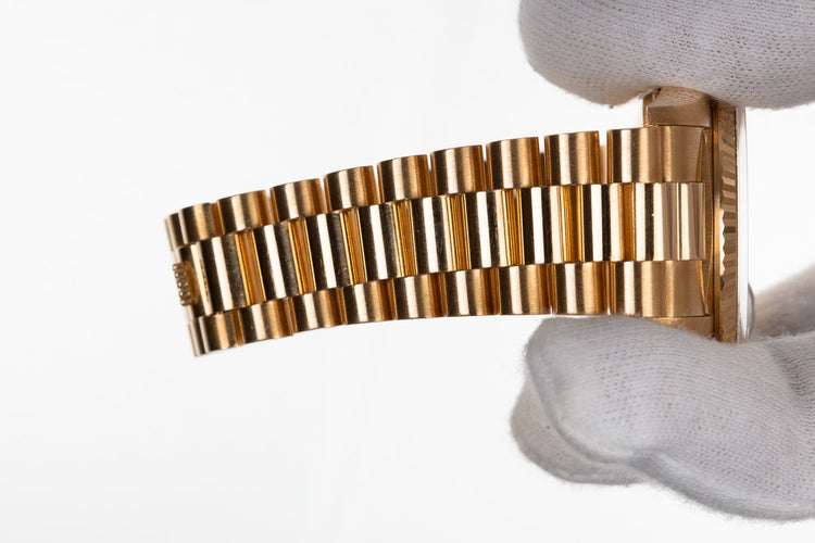 1989 Rolex 18K Day-Date 18238 with Onyx Stone Dial