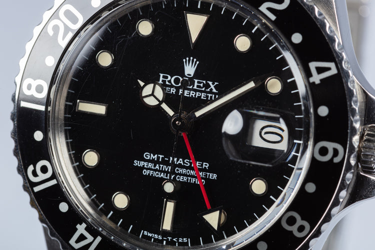 1985 Rolex GMT-Master 16750 Spider Dial