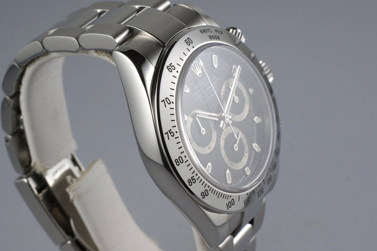 2005 Rolex Daytona 116520 Black Dial with Box and Papers