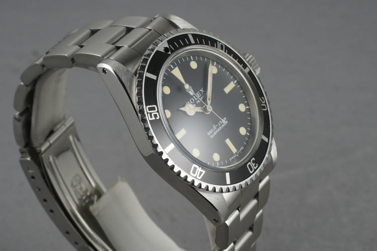1970 Rolex Submariner 5513 with creamy lume