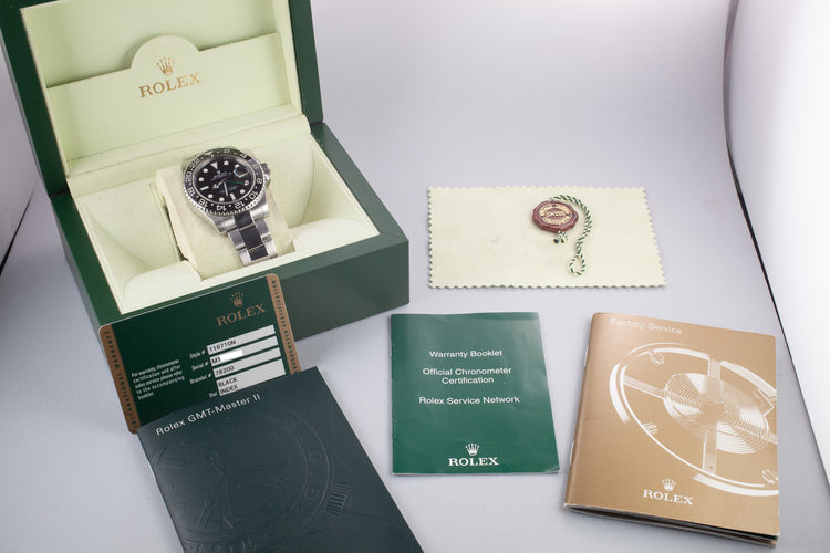 2007 Rolex GMT-Master II 116710N with Box and Papers