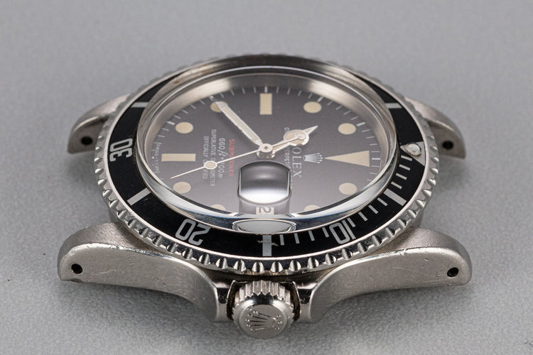 1970 Rolex Red Submariner 1680 MK IV with Box and Papers