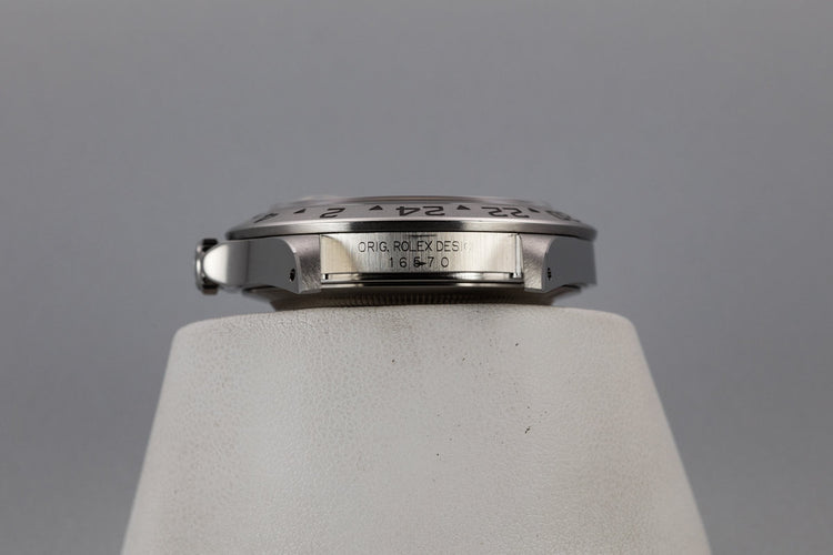 1999 Rolex Explorer II 16570 White "SWISS" Only Dial