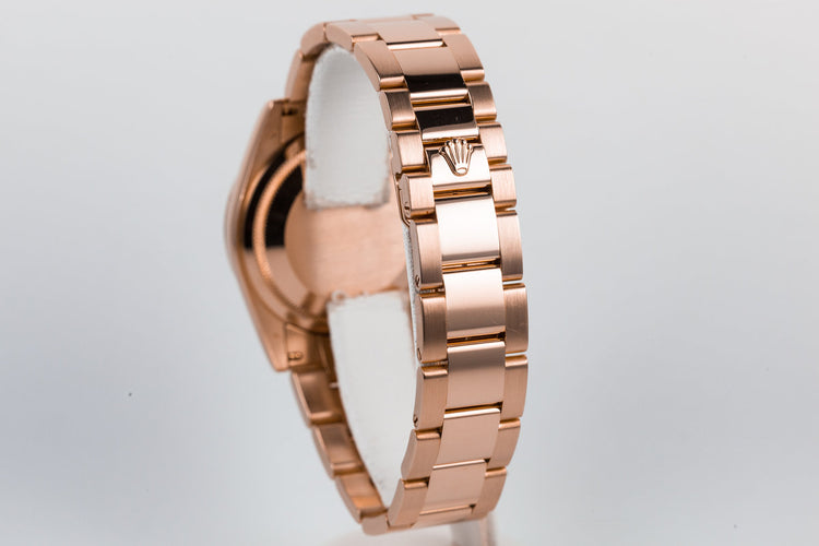 2000 Rolex 18K Rose Gold Day-Date 118205 with Box and Papers