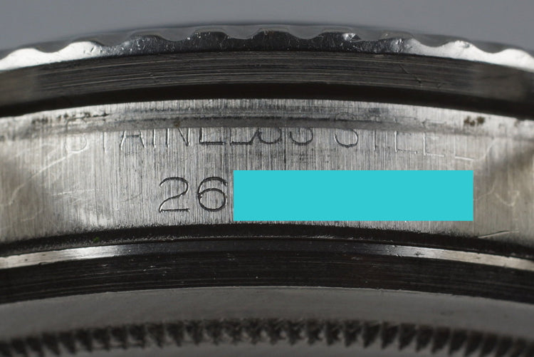 1970 Rolex Submariner 5513 Serif Dial with RSC Papers