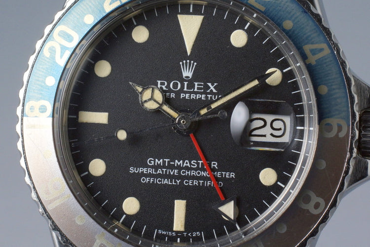 1970 Rolex GMT 1675 Mark I Dial