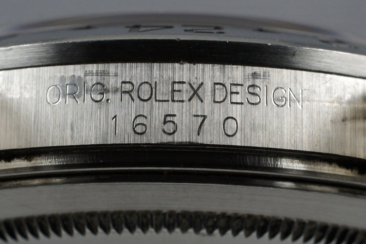 2000 Rolex Explorer II 16570 Black Dial with Box and Papers