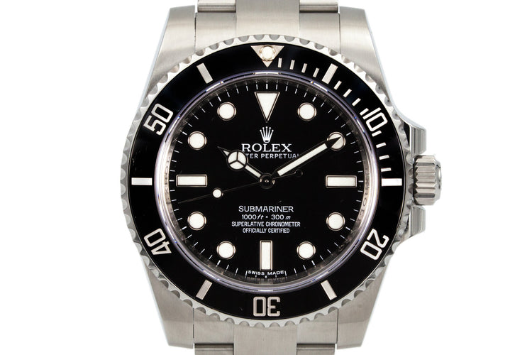 2016 Rolex Submariner 114060