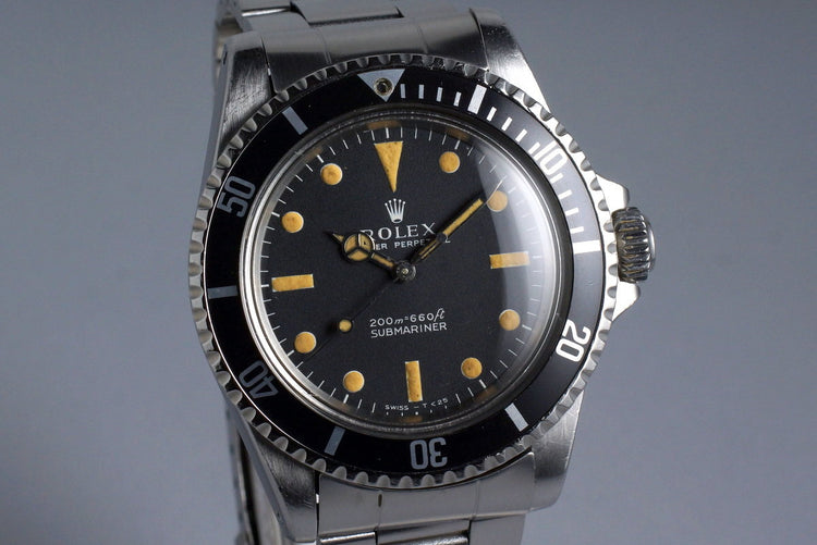 1966 Rolex Submariner 5513 Meters First Dial