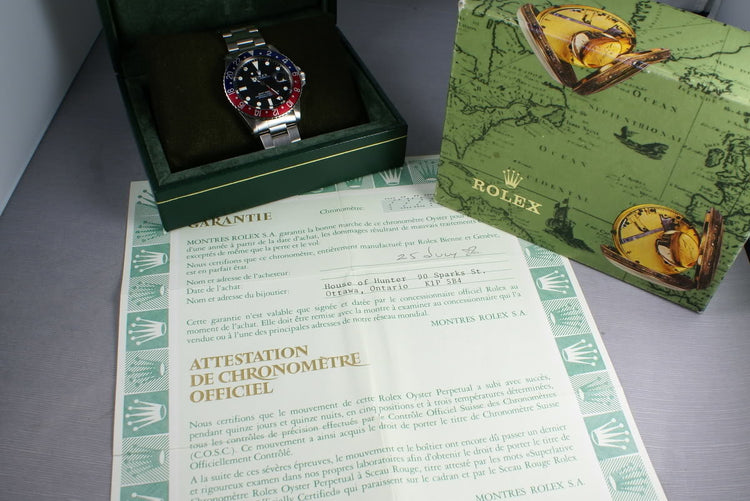 Rolex GMT 16750 with Box and papers