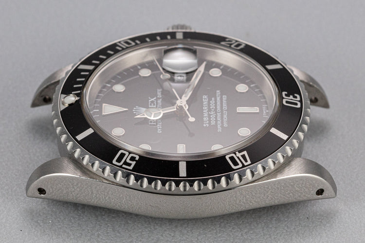1998 Rolex Submariner 16610 SWISS Only Dial with Box and Papers