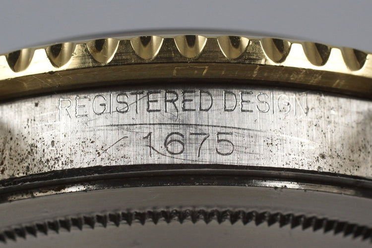 1970 Rolex Two Tone GMT 1675 with Root Beer Nipple Dial