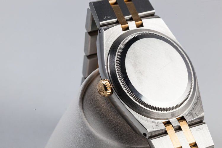 1999 Two Tone Rolex OysterQuartz DateJust 17013 with Factory Diamond Dial