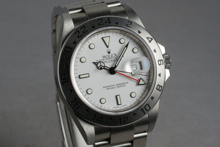 2012 Rolex Explorer II 16570 with Box and Papers New with 3186 Movement