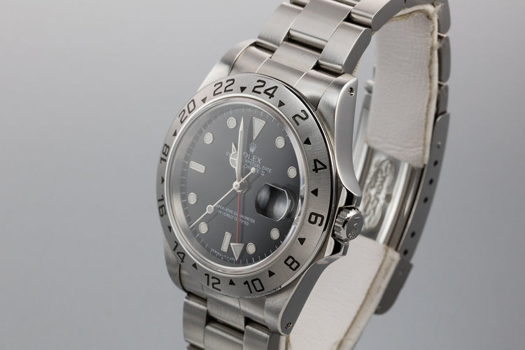 1994 Rolex Explorer II 16570 Black Dial