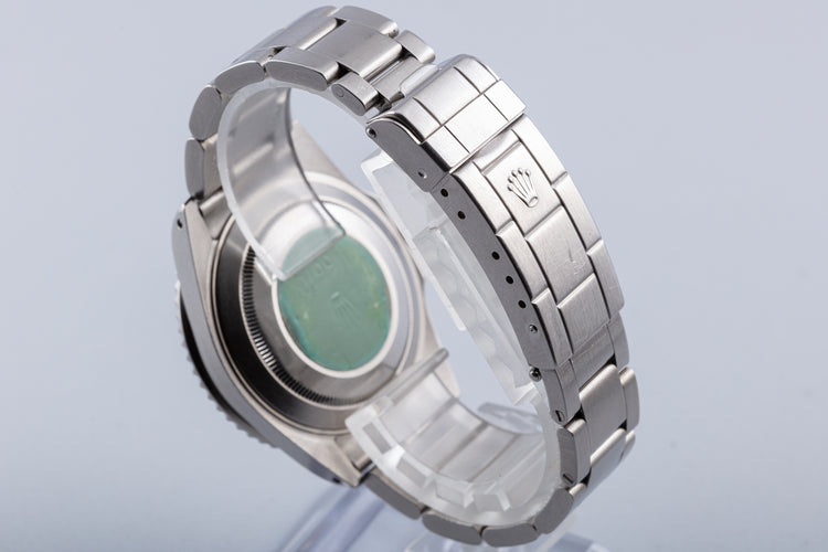 2000 Unpolished Rolex Submariner 16610 with Box & Papers