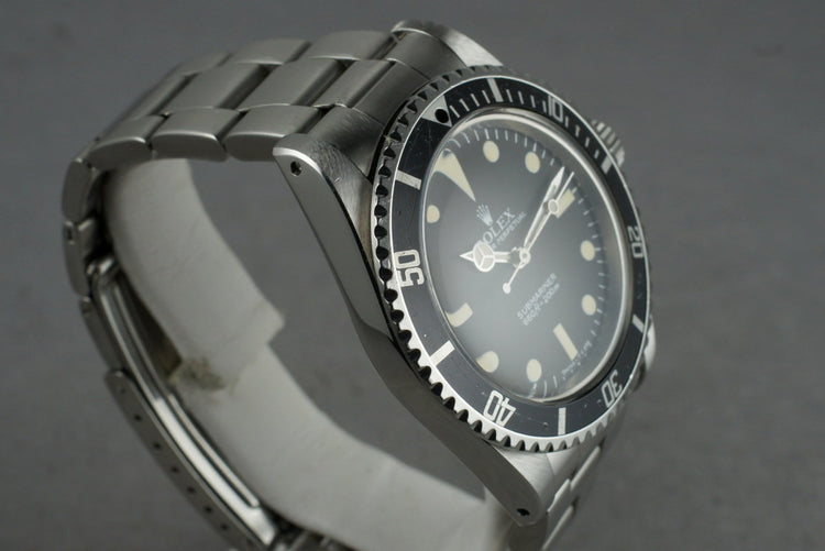 1984 Rolex Submariner 5513 Maxi Dial