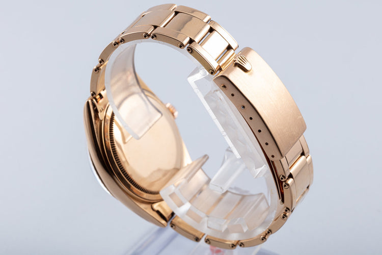 1966 Vintage Rolex 18K Rose Gold DateJust 1601