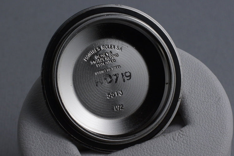 1972 Rolex Submariner 5513 Serif Dial