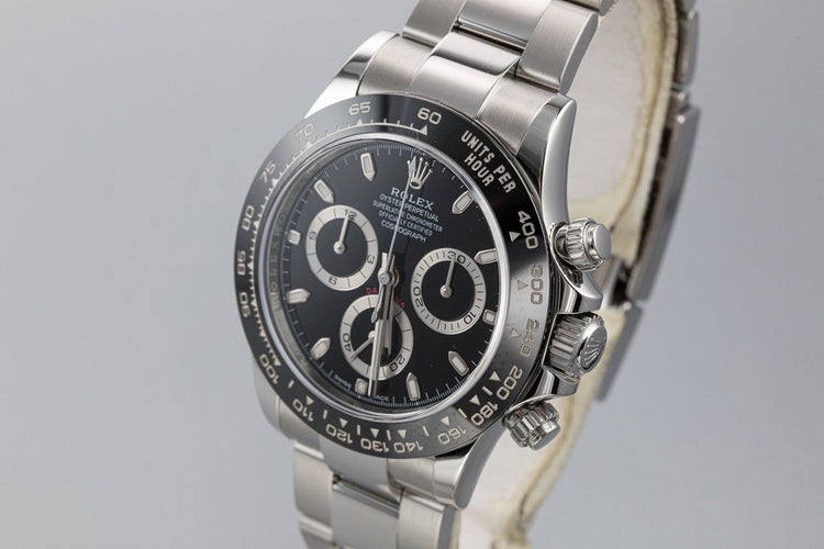 2018 Rolex Daytona 116500LN Black Dial with Box and Papers