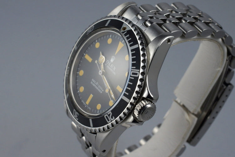 1970 Rolex Submariner 5513 Serif Dial