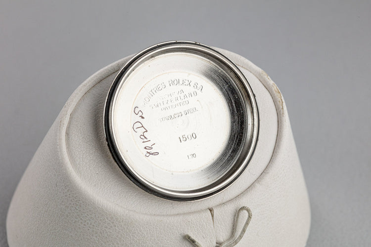 1970 Rolex Date 1500 Silver Mosaic Dial