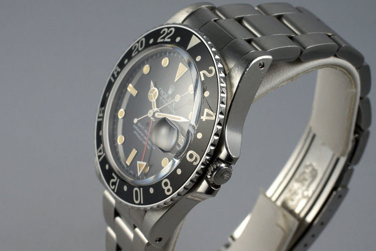 1982 Rolex GMT 16750 UNPOLISHED