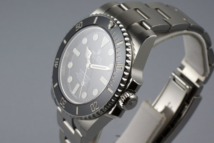 2015 Rolex Submariner 114060 with Box and Papers